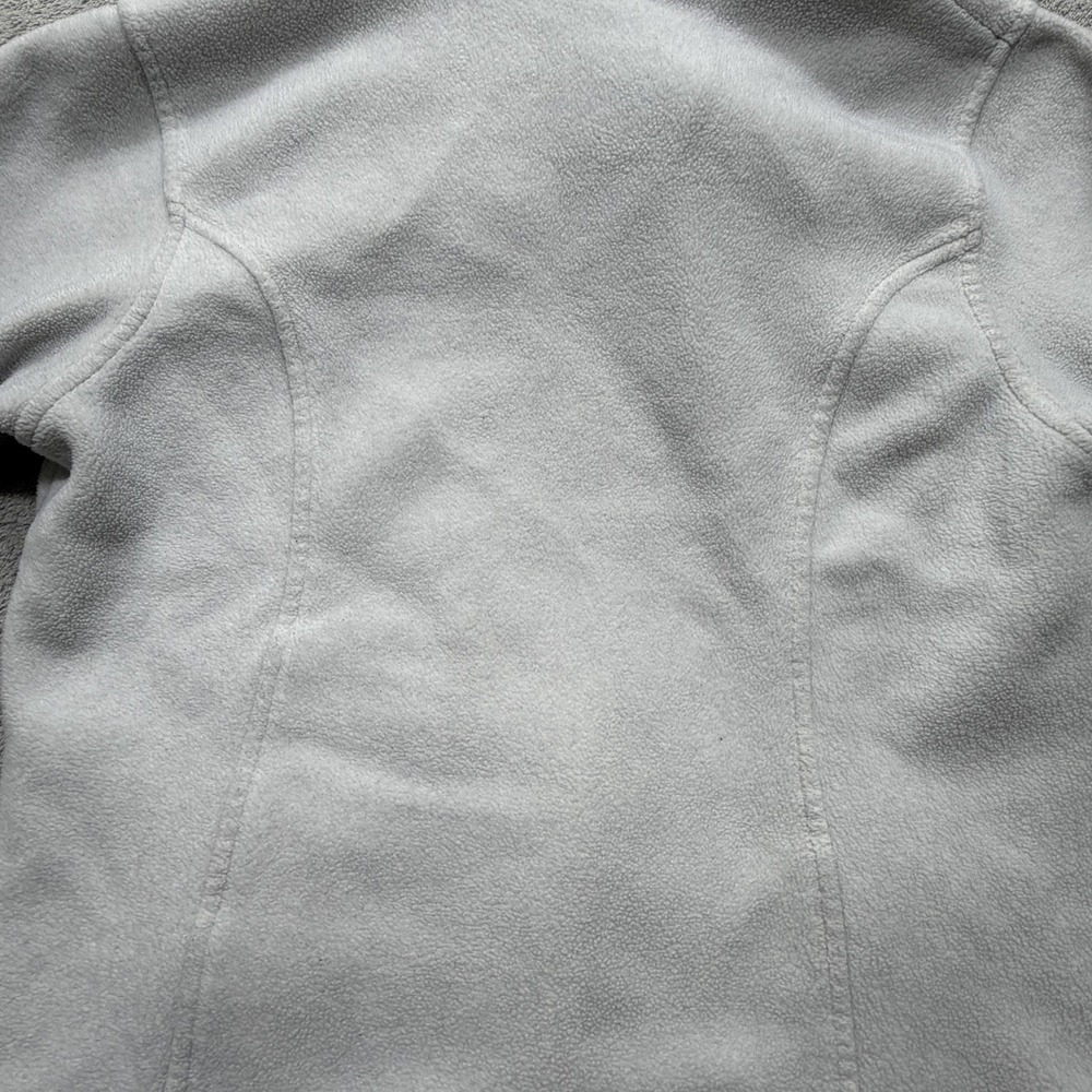 Columbia Fleece Jacket Womens Small Gray Full Zip Zip Pockets Soft Hiking‎ Warm - Picture 9 of 11